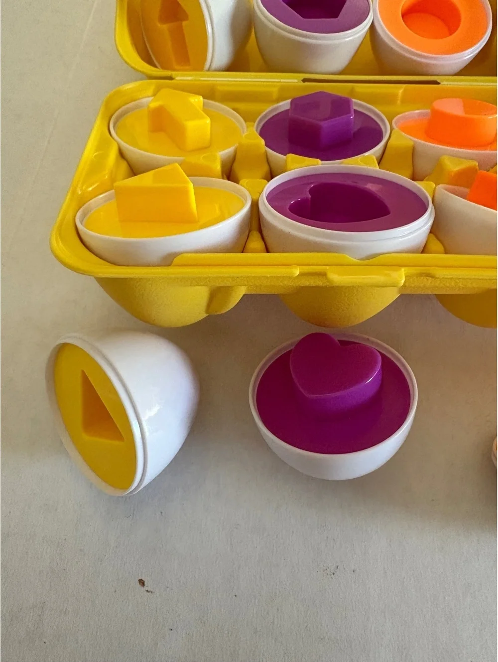 First find match shapes eggs